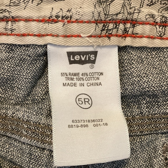 Levi’s Kids Denim Shorts - Blue - Picture 3 of 5